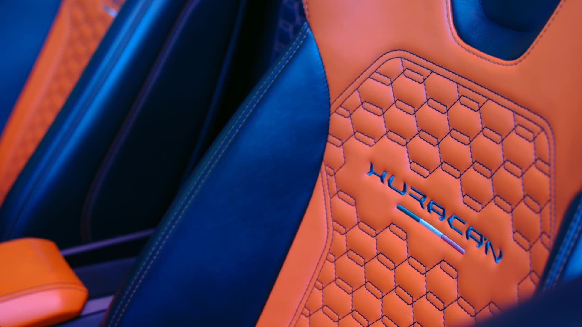 Lamborghini interior leather